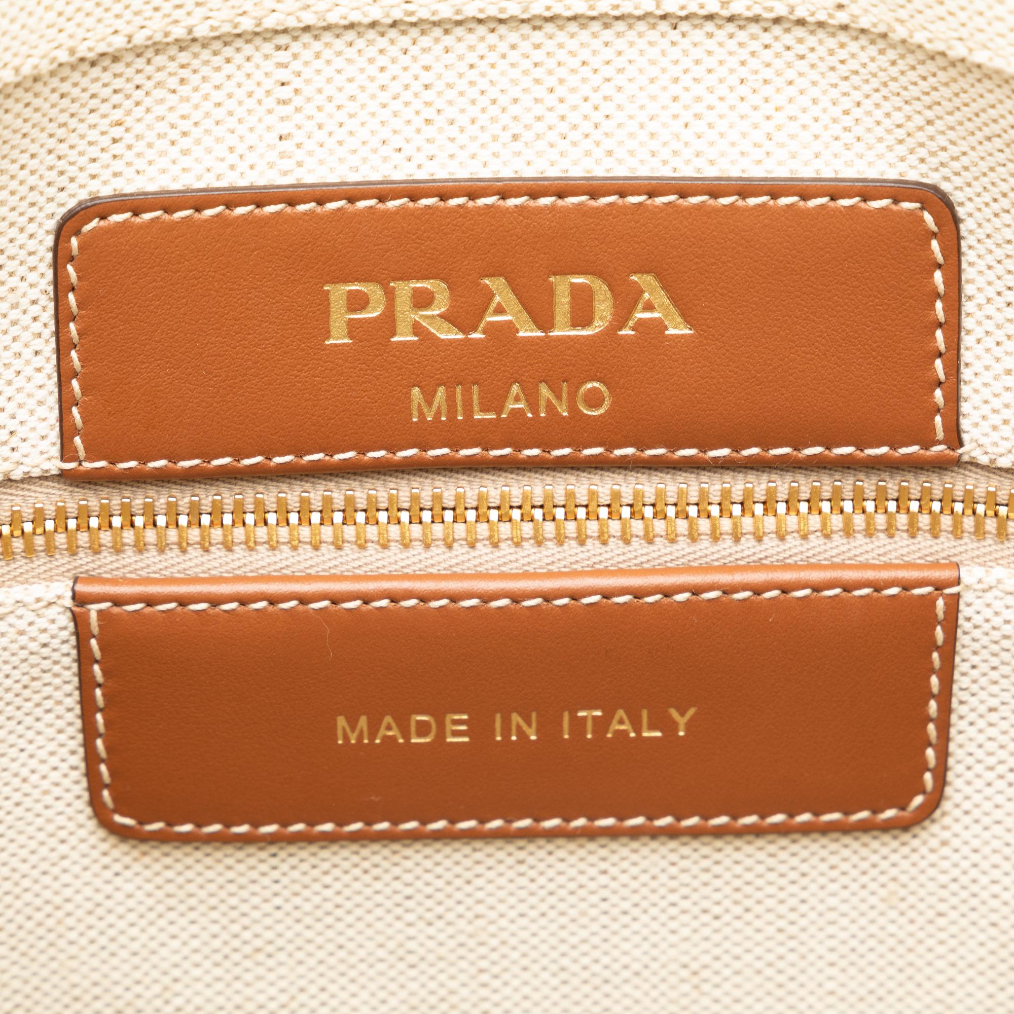 Prada Canapa Logo Tote Bag (SHG-ONkbKJ)