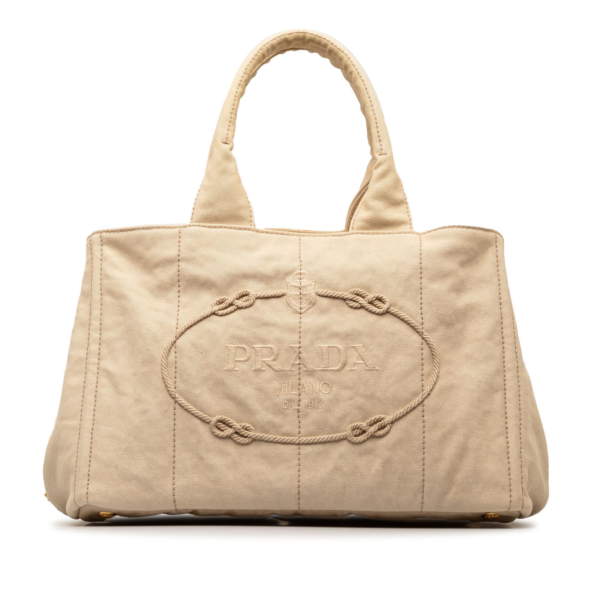Prada Canapa Logo Tote (SHG-ySjWDy)