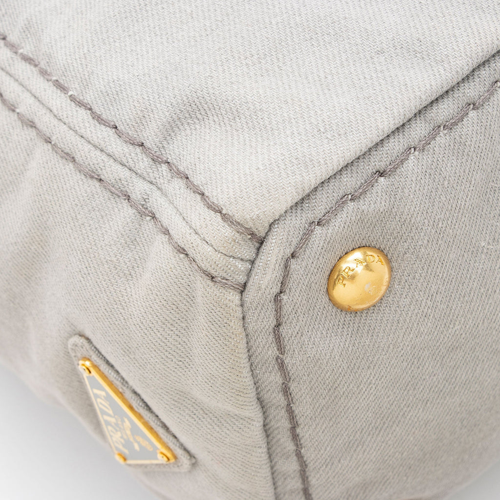 Prada Canapa Logo Weekender Tote
