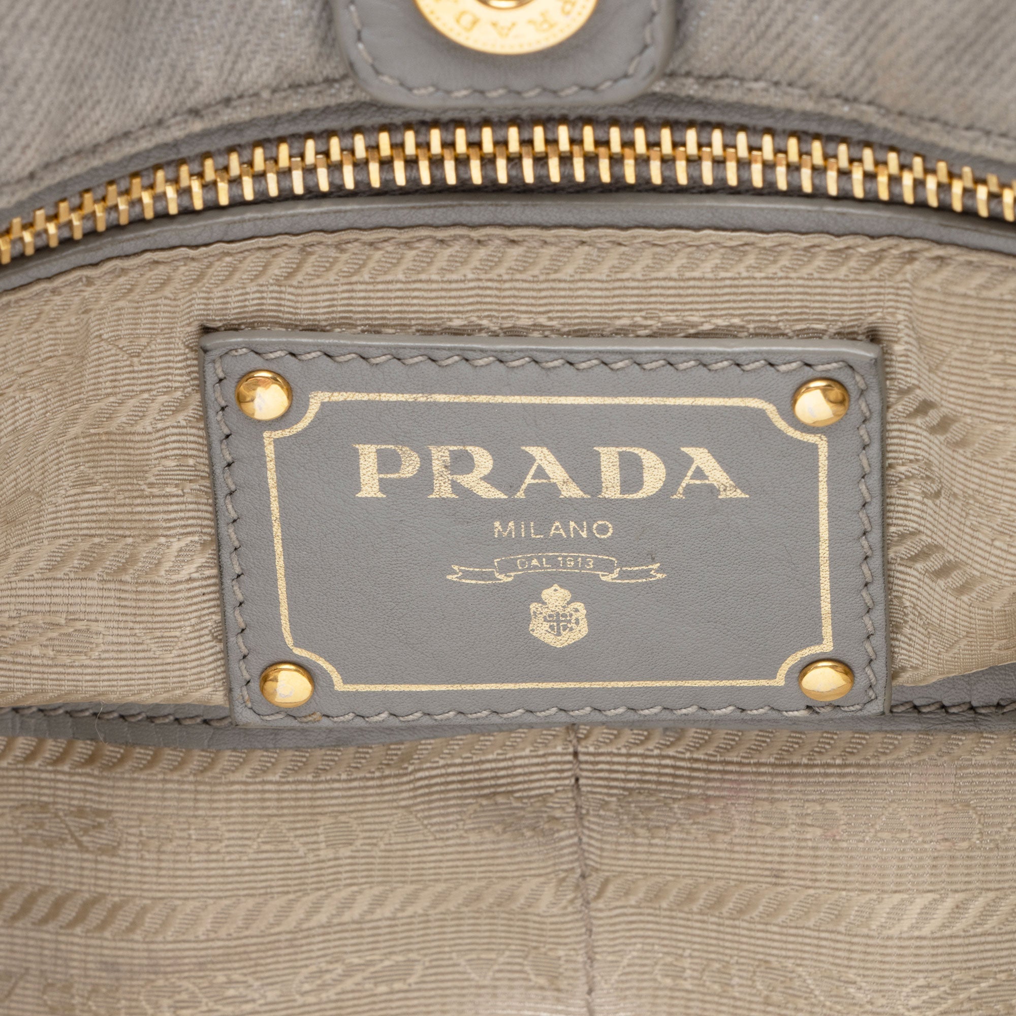 Prada Canapa Logo Weekender Tote
