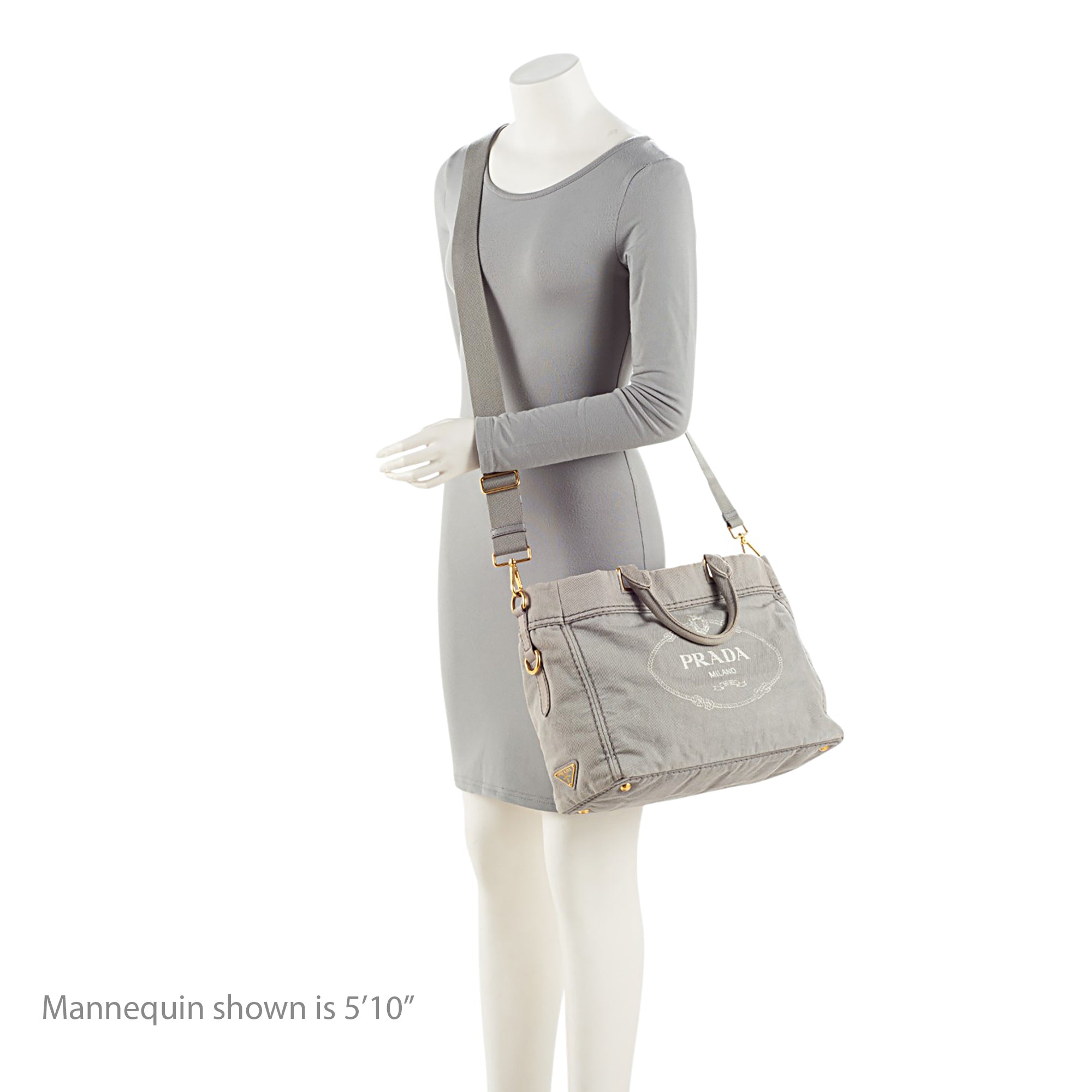 Prada Canapa Logo Weekender Tote