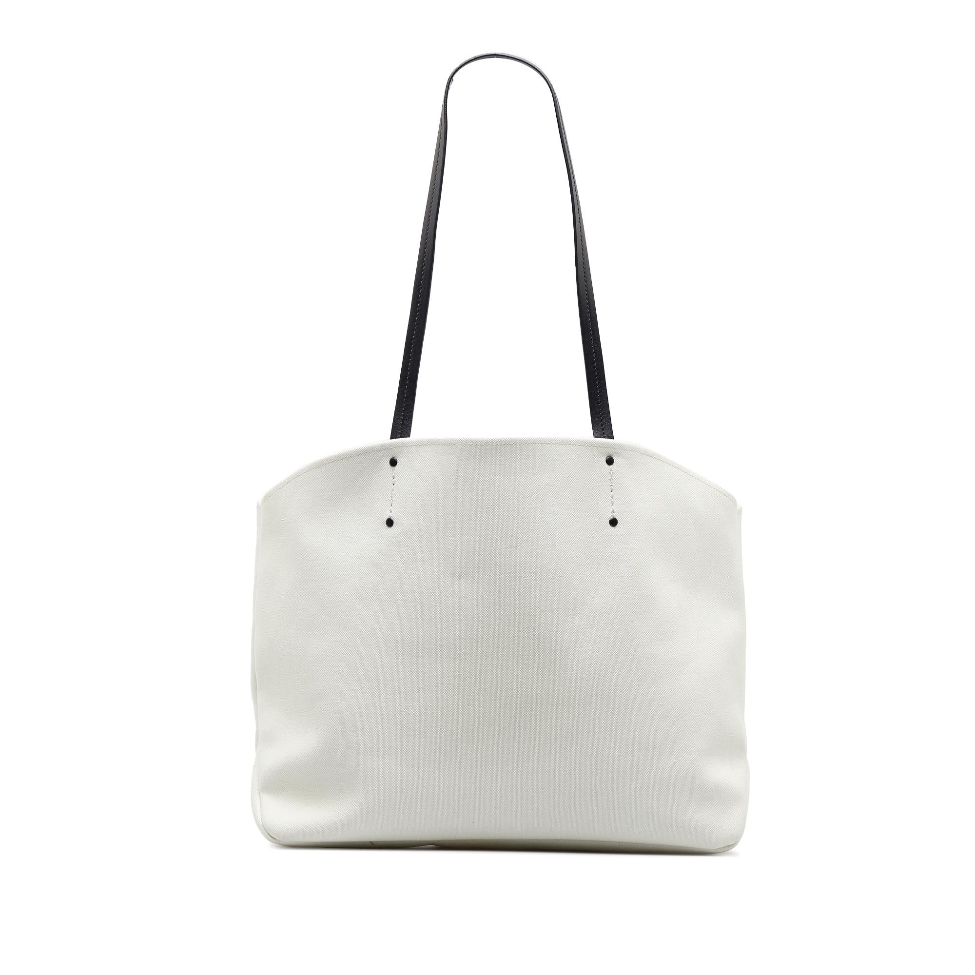 Prada Canapa Racing Logo Shopping Tote