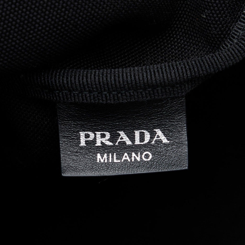 Prada Canapa Racing Logo Shopping Tote