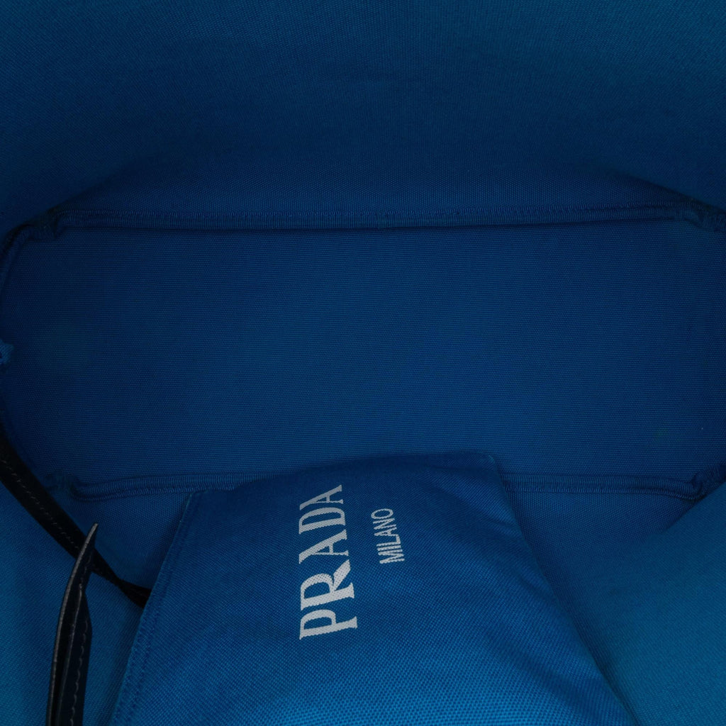 Prada Canapa Racing Logo Shopping Tote