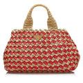Prada Canapa Raffia Tote (SHG-NT0fM9)