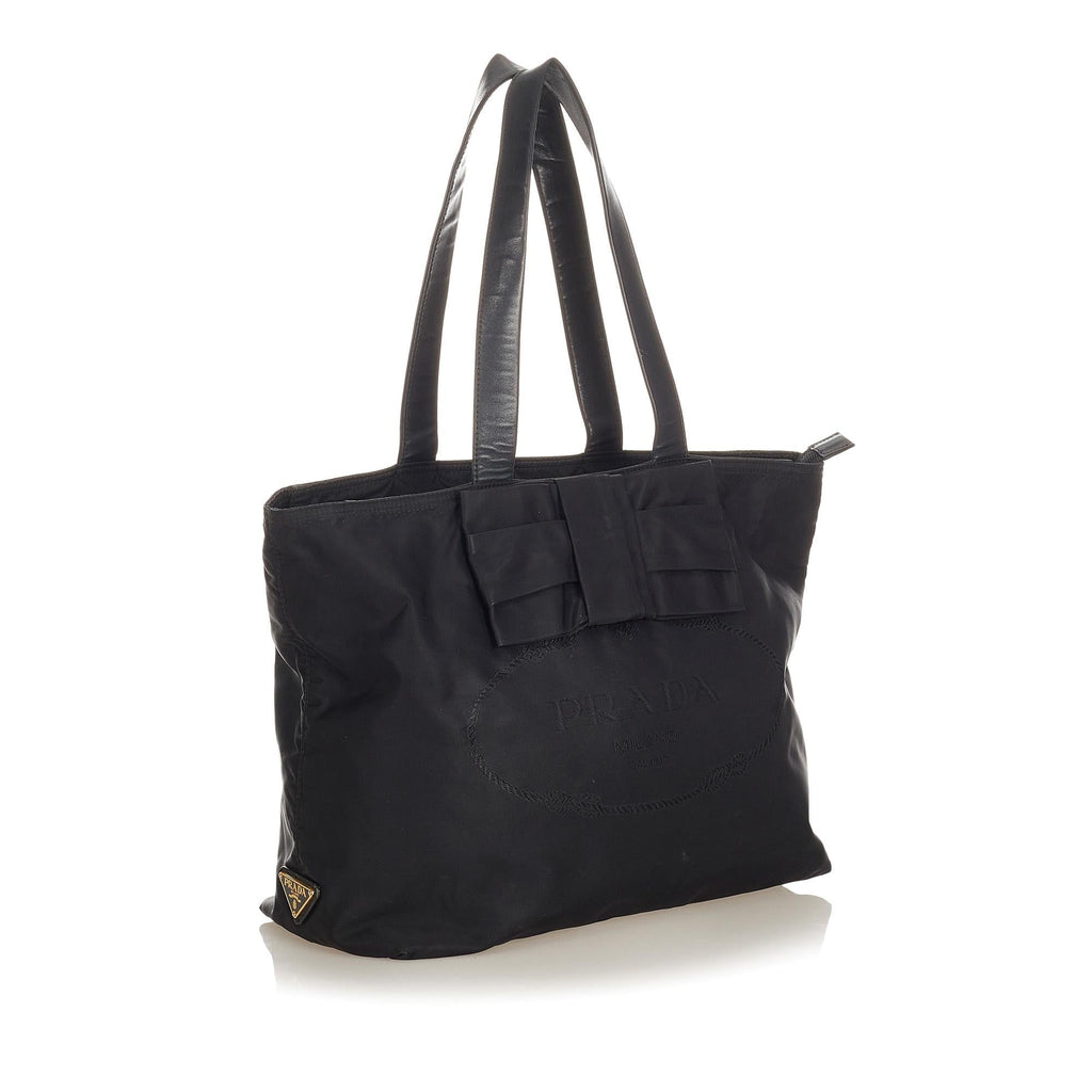 Prada Canapa Tessuto Tote Bag (SHG-22274)