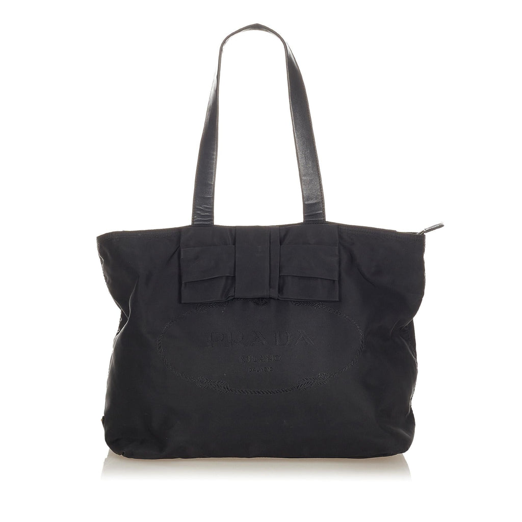 Prada Canapa Tessuto Tote Bag (SHG-31959)