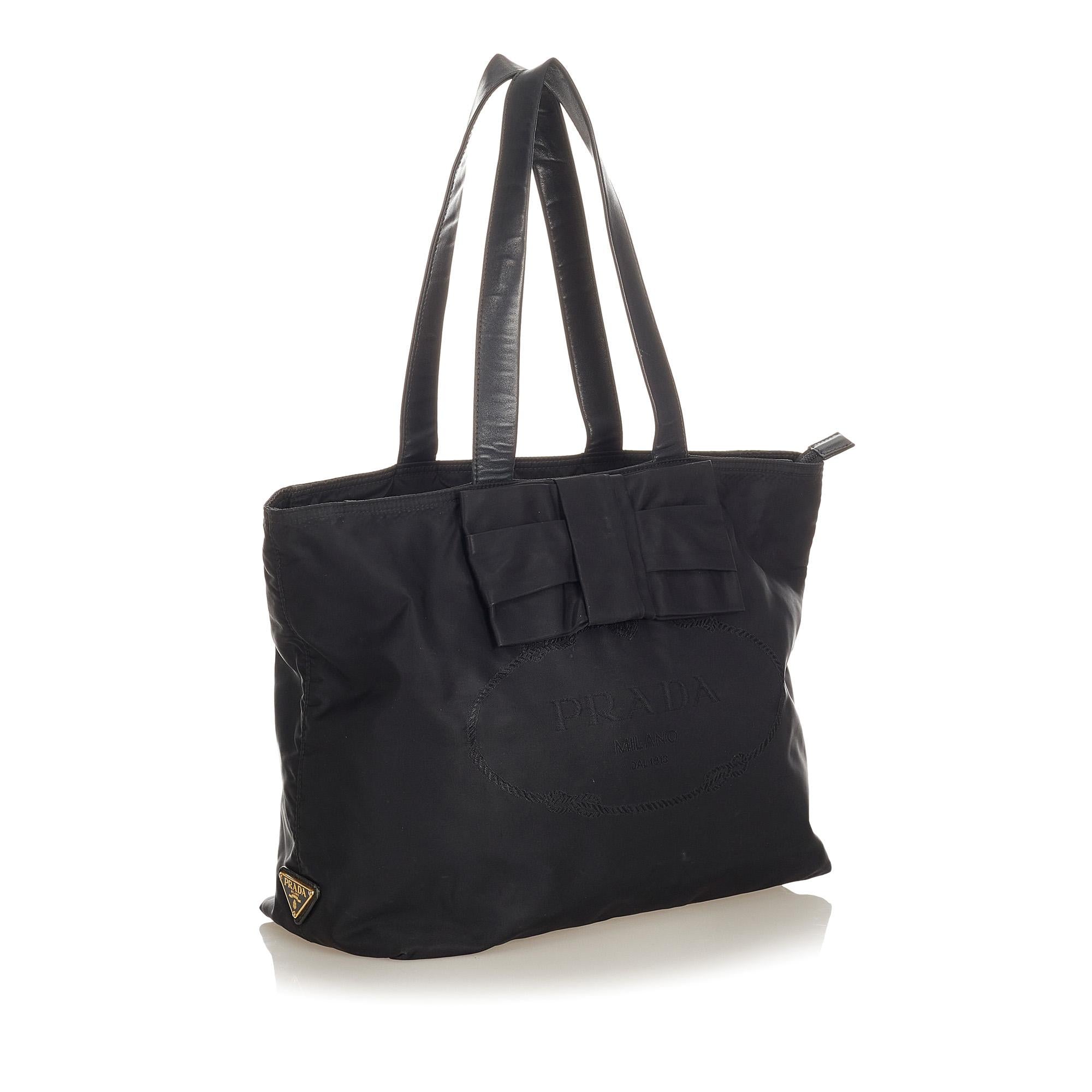 Prada Canapa Tessuto Tote Bag (SHG-31959)