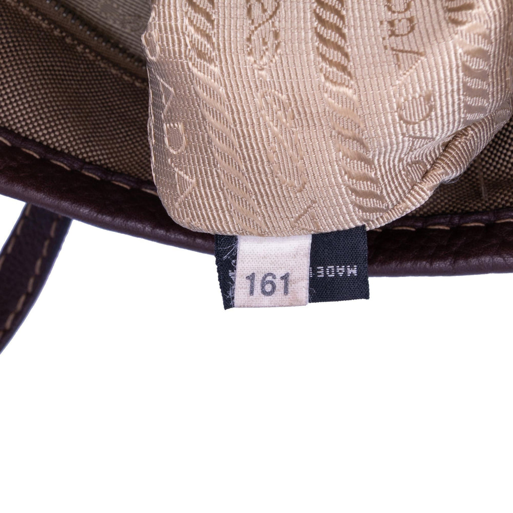 Prada Canvas Canapa Logo Tote