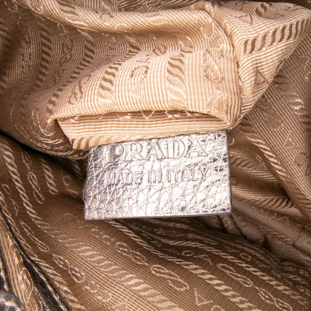 Prada Canvas Canapa Logo Tote