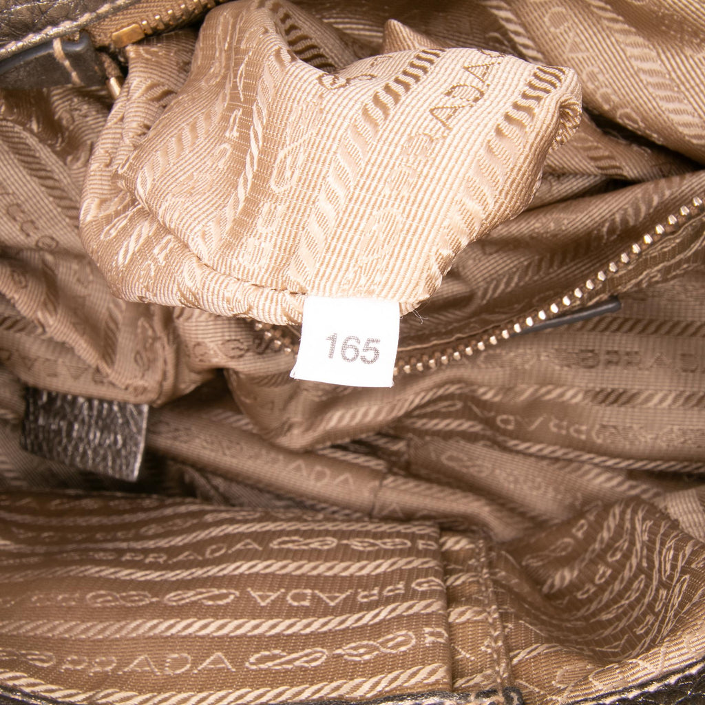 Prada Canvas Canapa Logo Tote