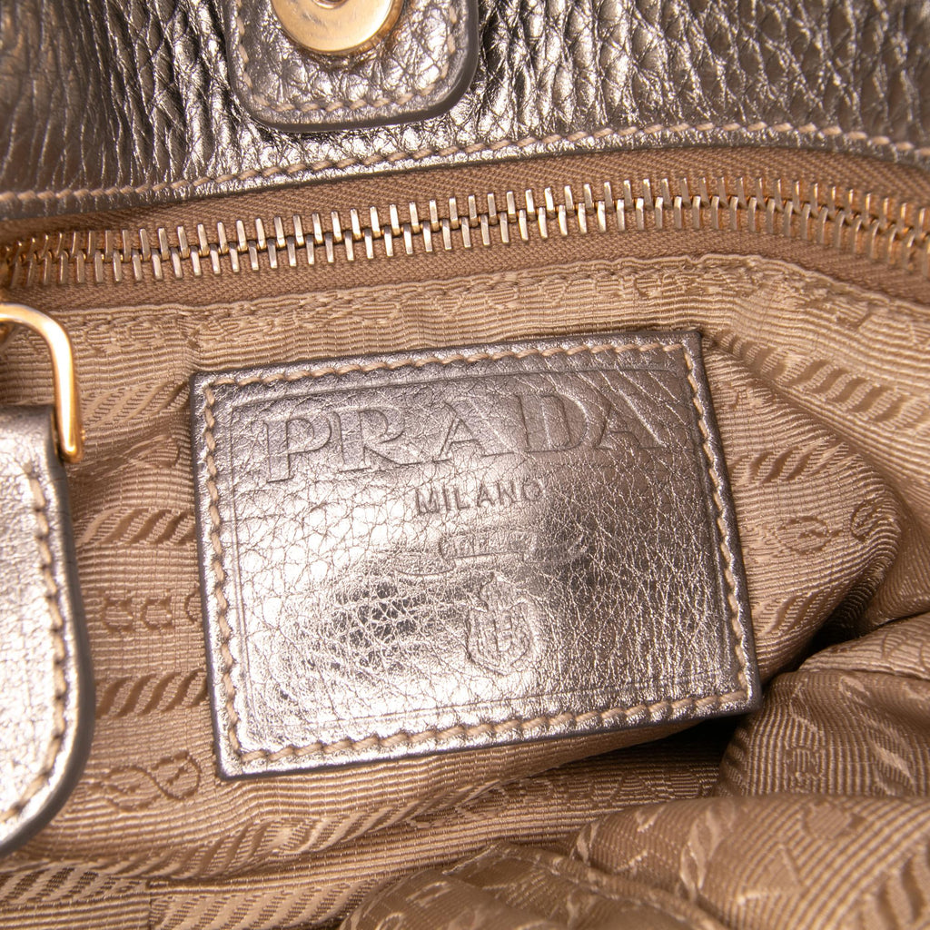 Prada Canvas Canapa Logo Tote