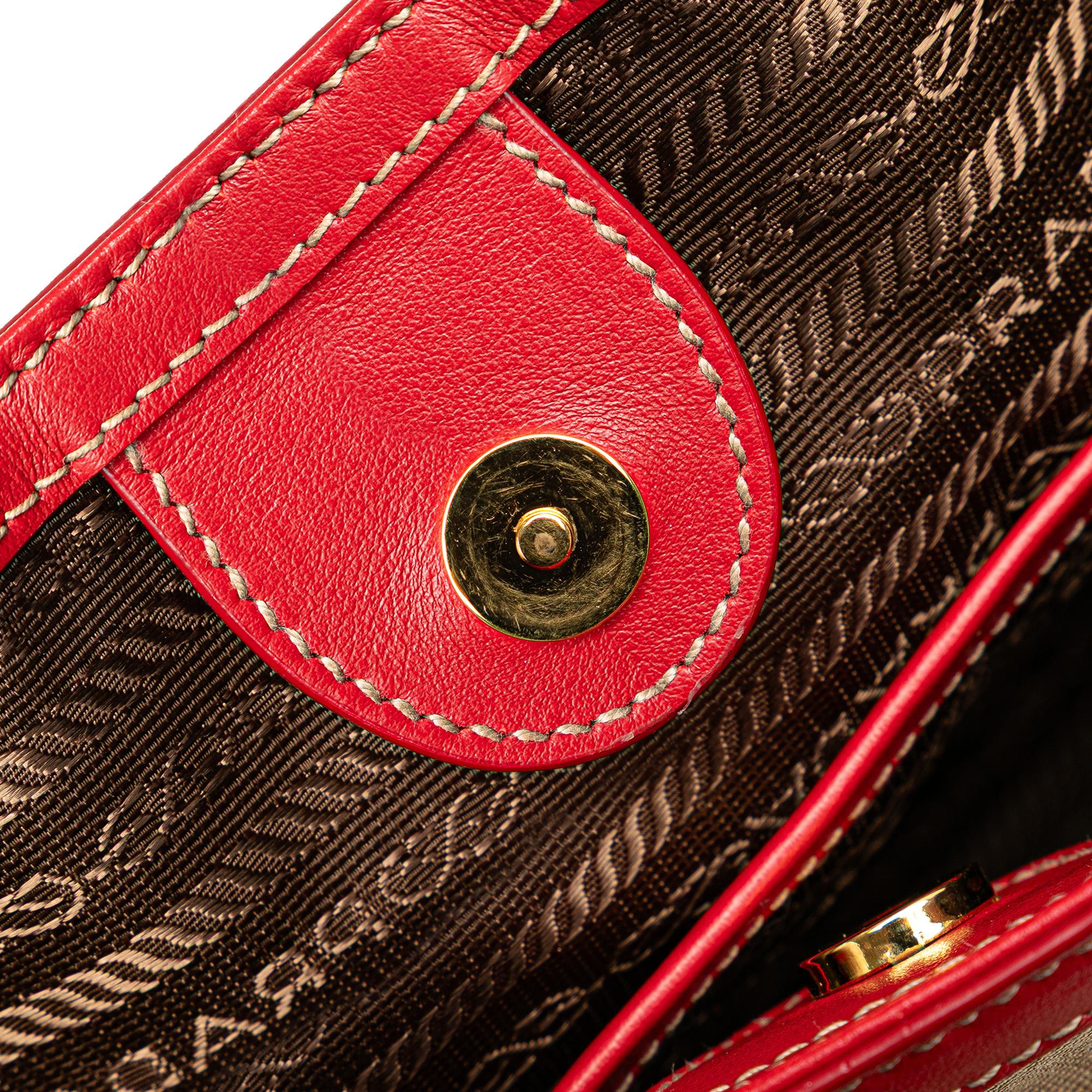 Prada Canvas Canapa Tote