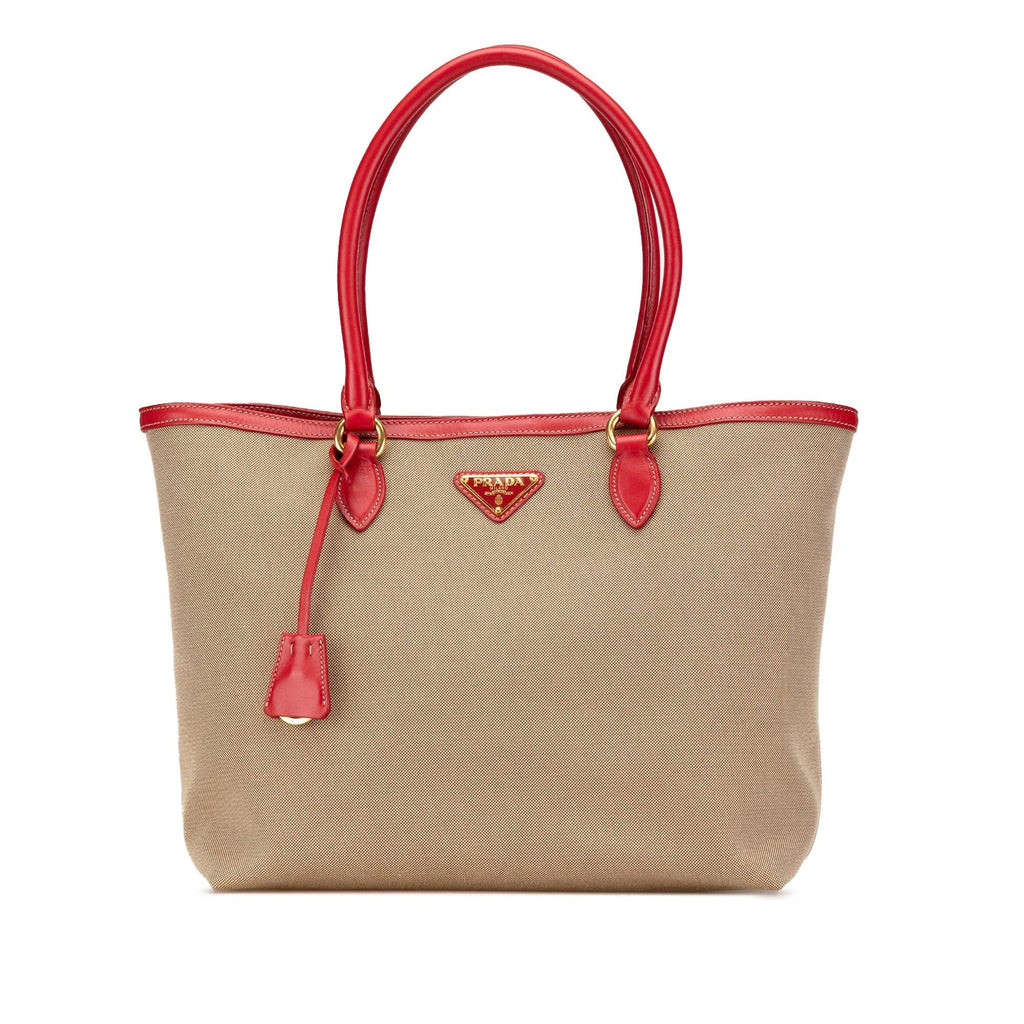 Prada Canvas Canapa Tote