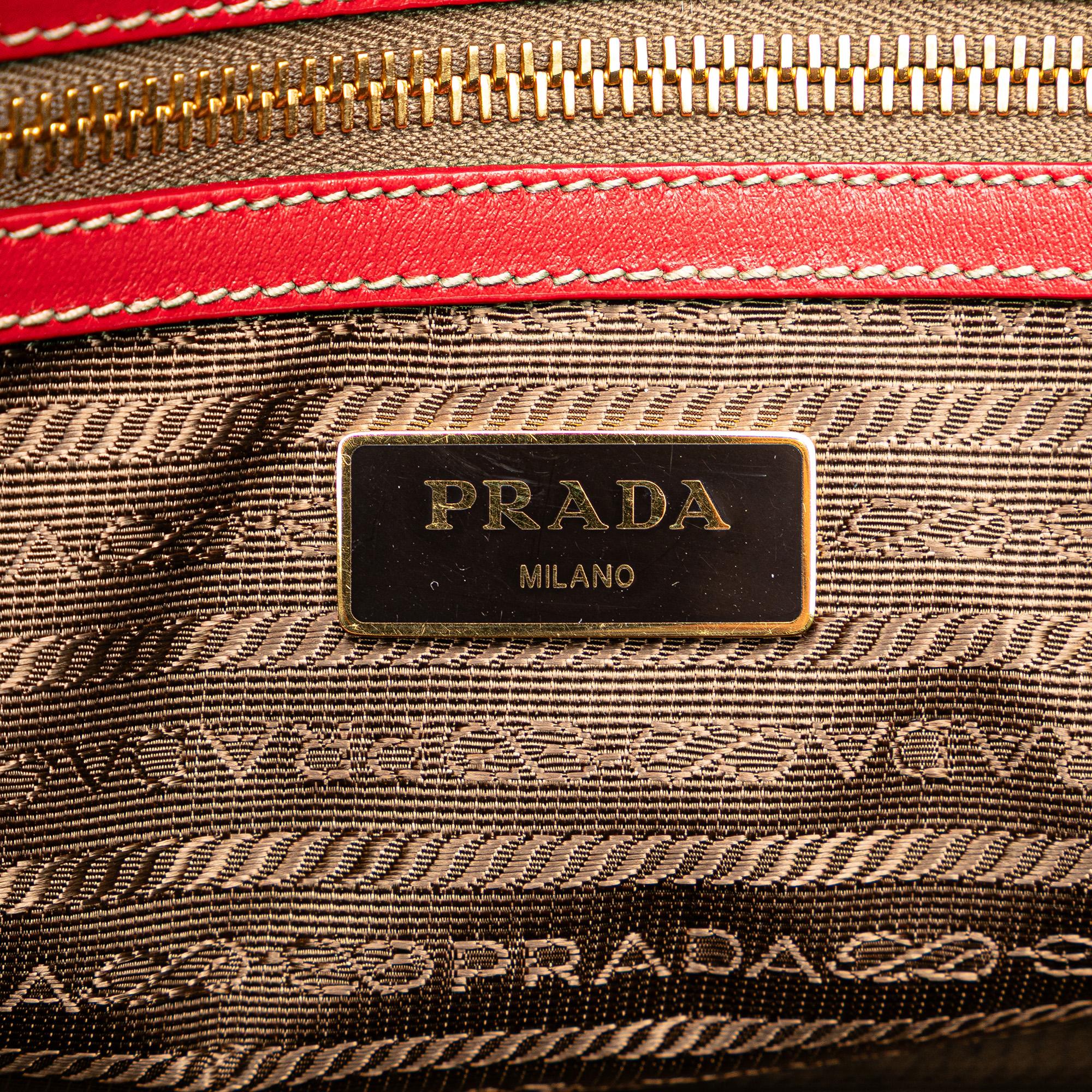 Prada Canvas Canapa Tote