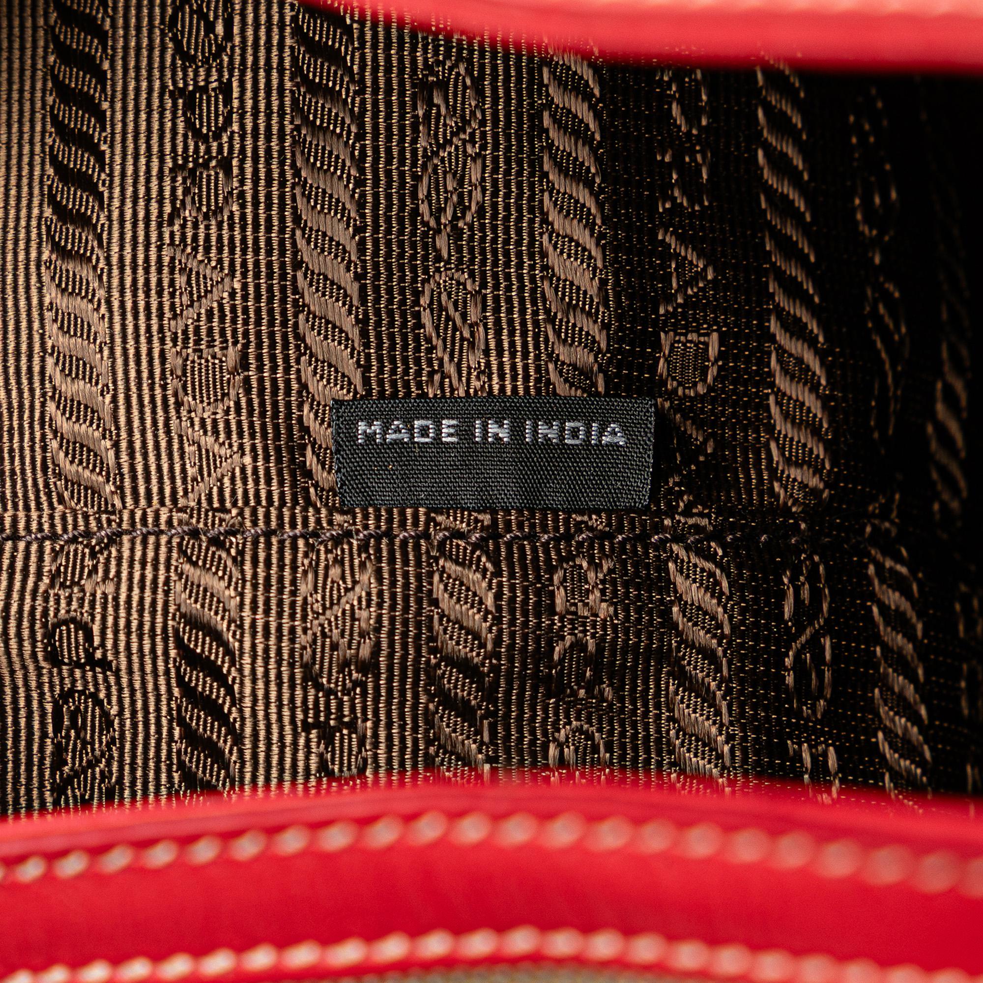Prada Canvas Canapa Tote
