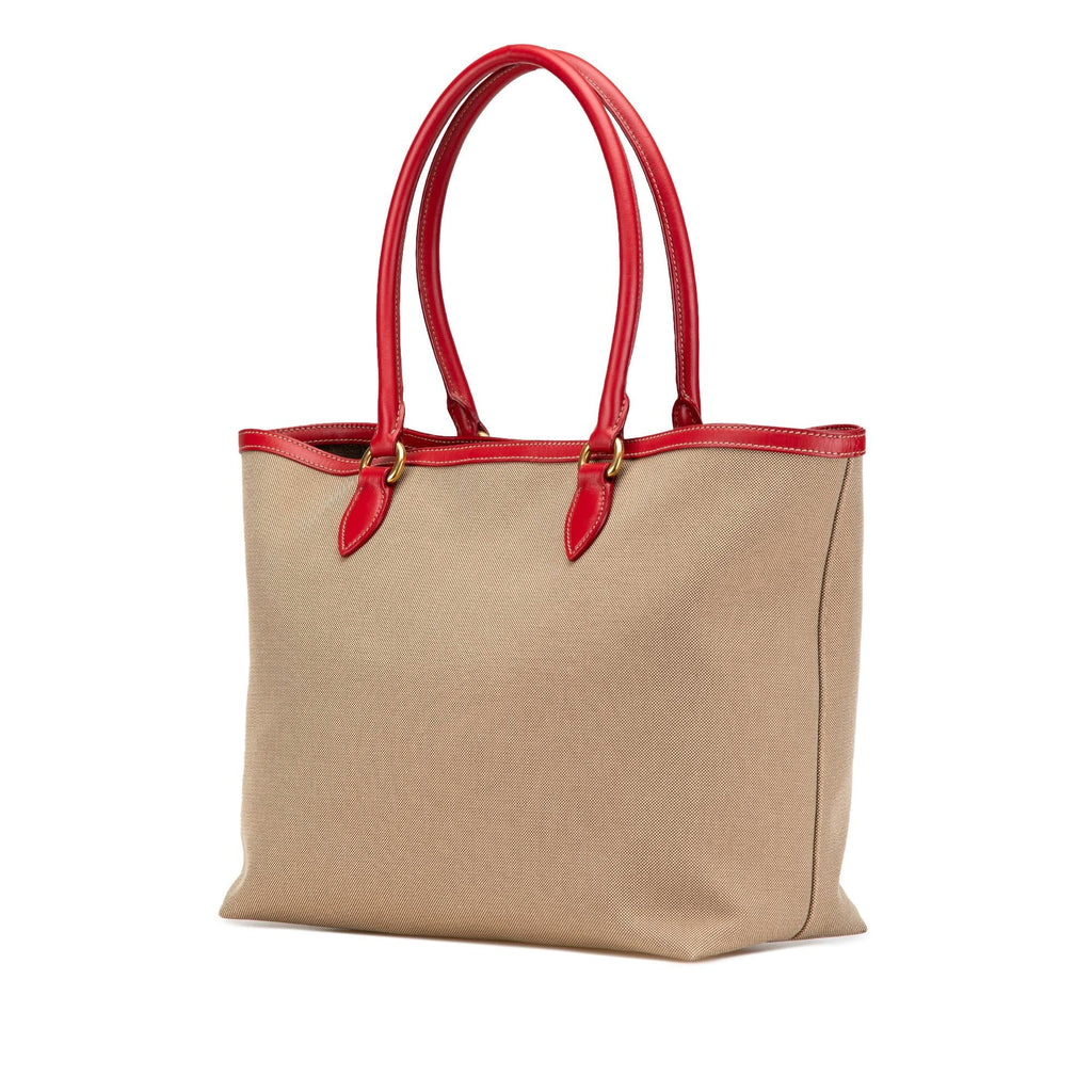 Prada Canvas Canapa Tote