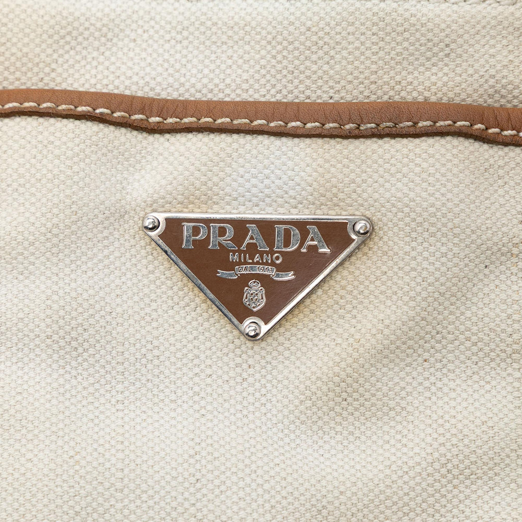 Prada Canvas Canapa Tote