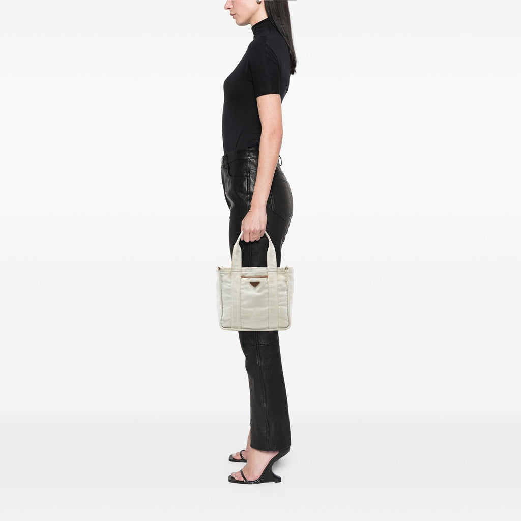 Prada Canvas Canapa Tote