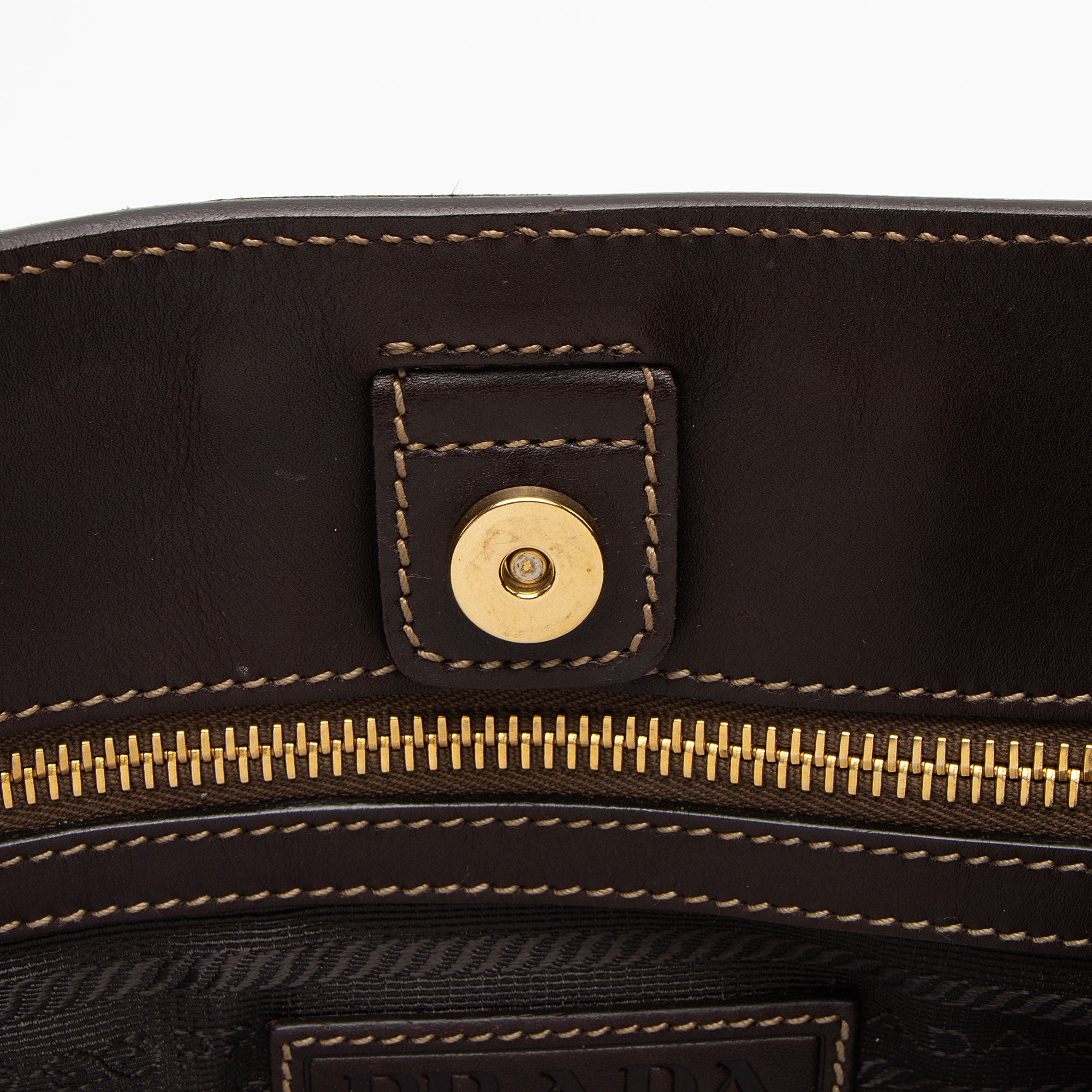 Prada Canapa Logo Belted Tote (SHF-zDMSqS)