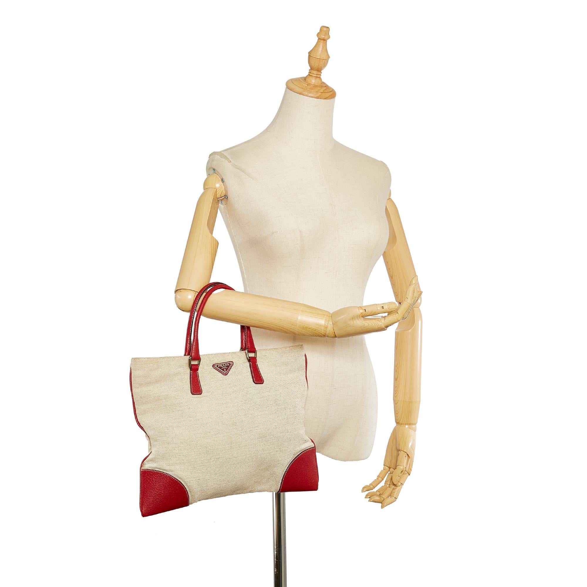 Prada Canvas Tote Bag (SHG-24828)