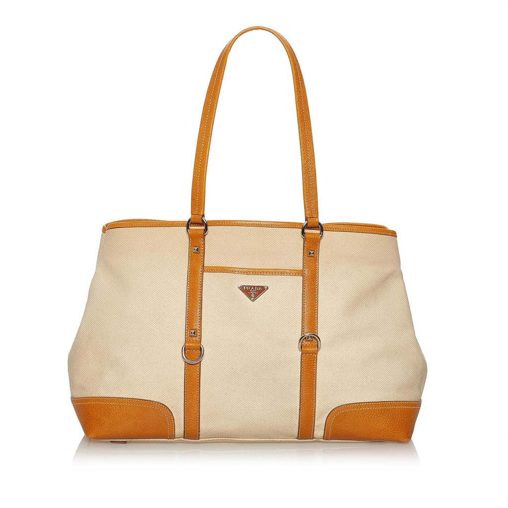 Prada Canvas Tote Bag (SHG-28735)