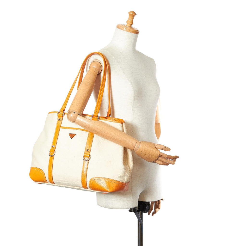 Prada Canvas Tote Bag (SHG-31910)