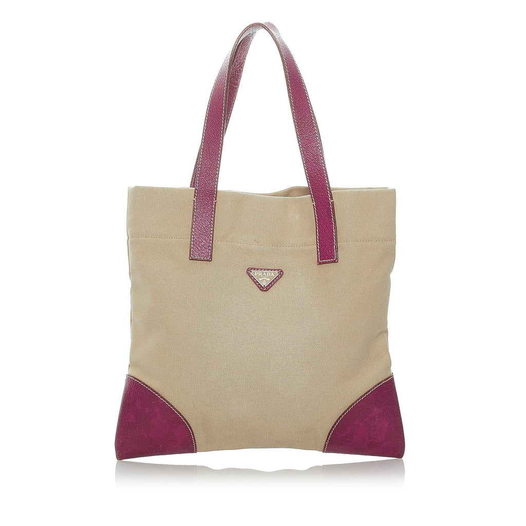 Prada Canvas Tote Bag (SHG-32110)