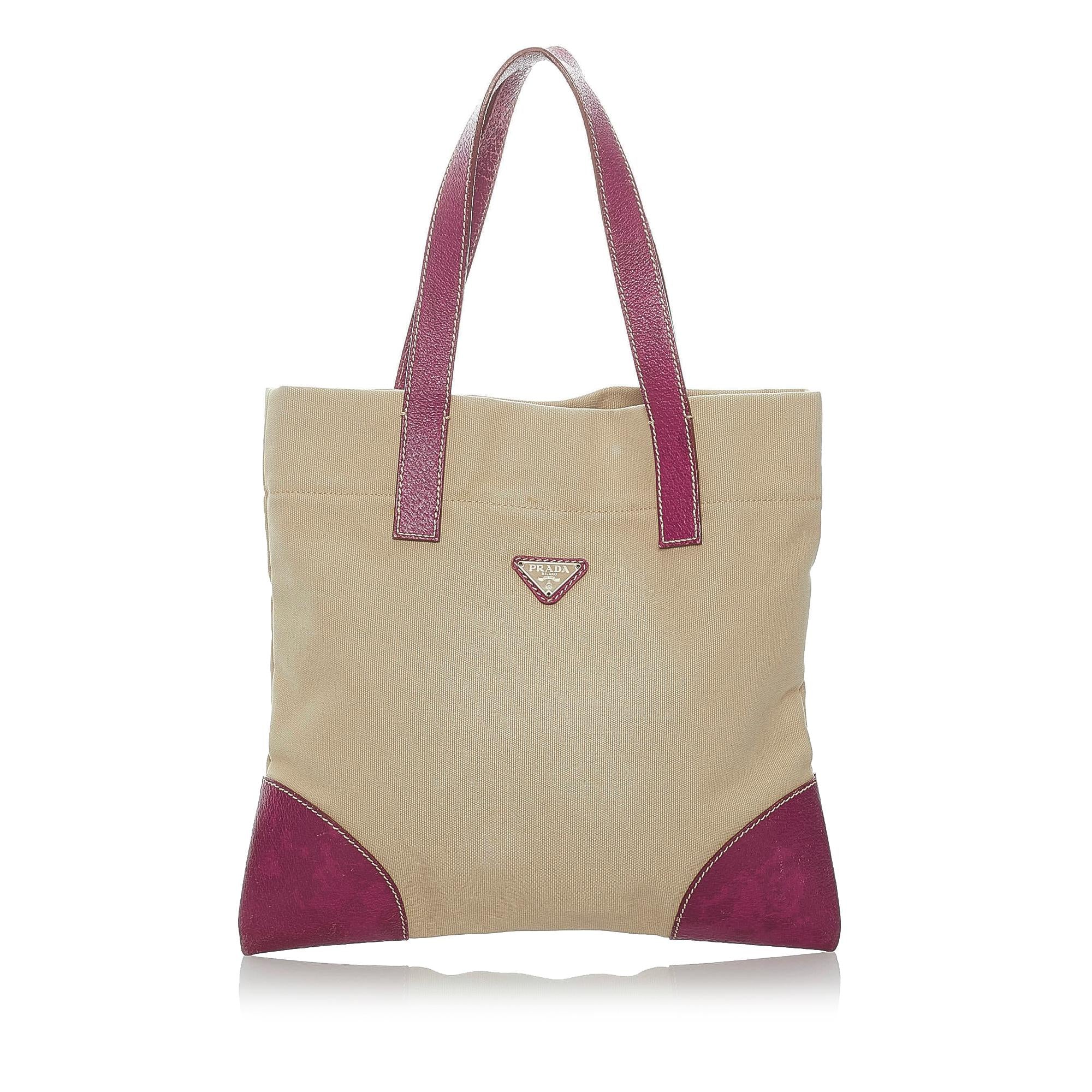 Prada Canvas Tote Bag (SHG-32110)