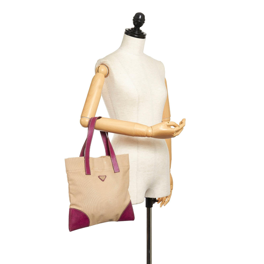 Prada Canvas Tote Bag (SHG-32110)