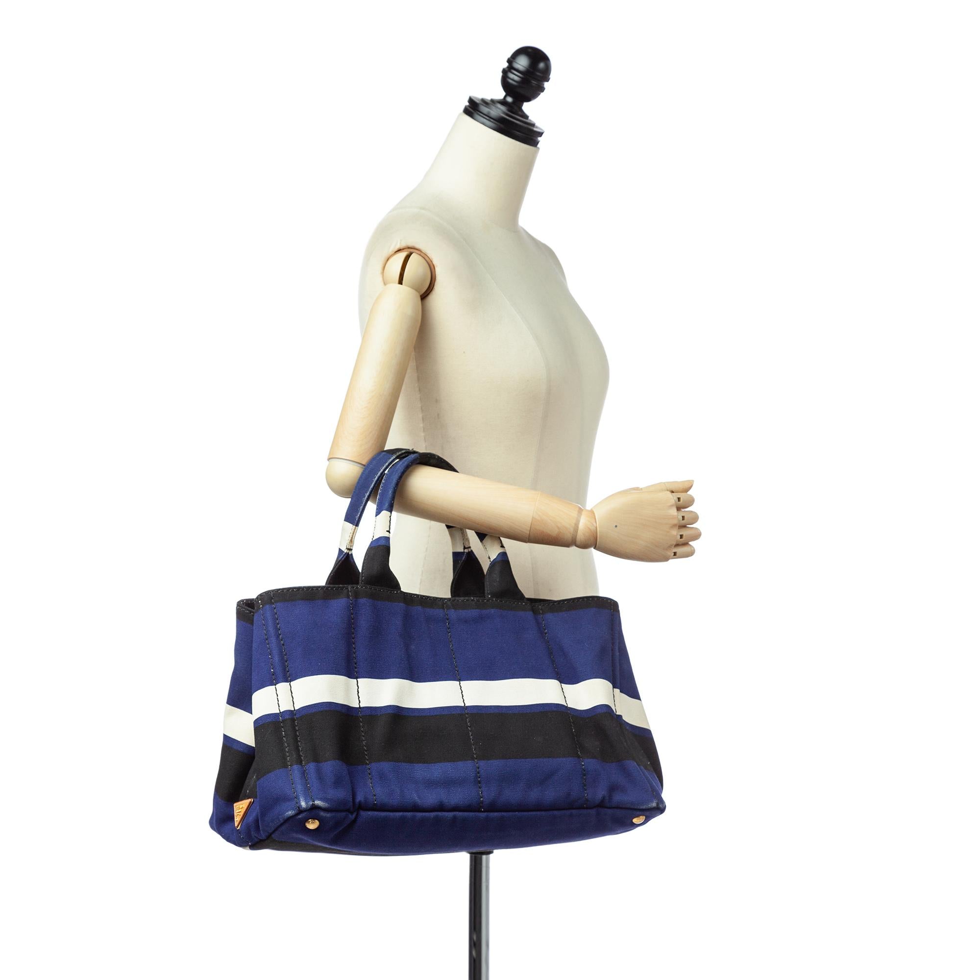Prada Canvas Tote Bag (SHG-32469)