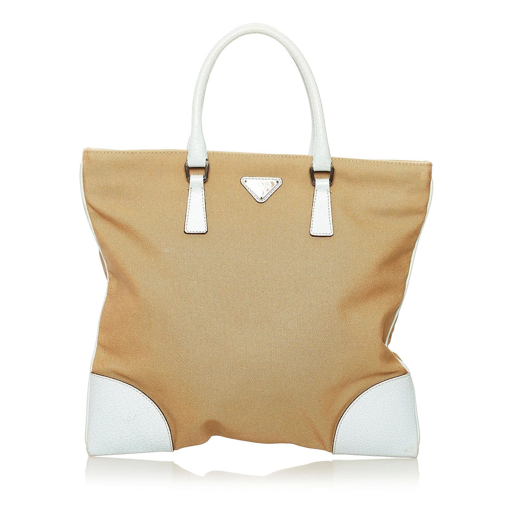 Prada Canvas Tote Bag (SHG-34381)