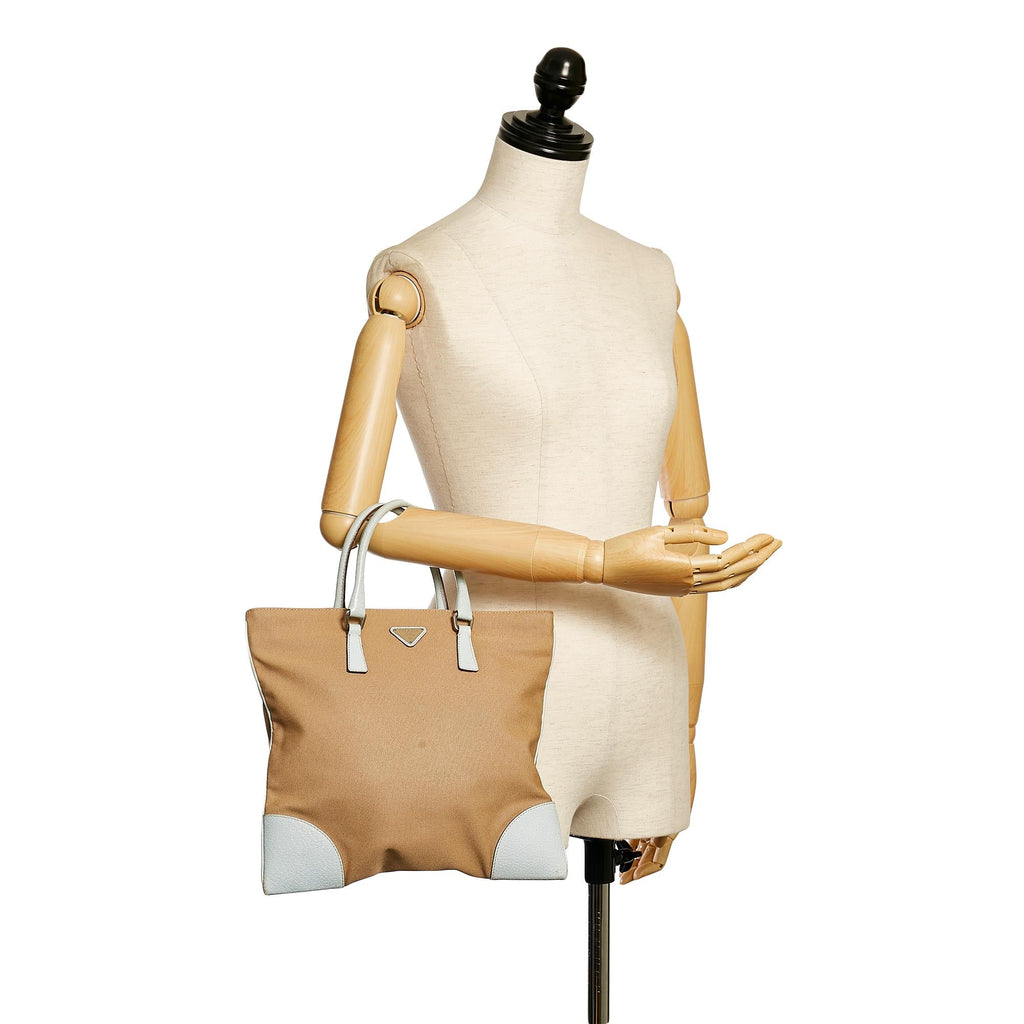 Prada Canvas Tote Bag (SHG-34381)