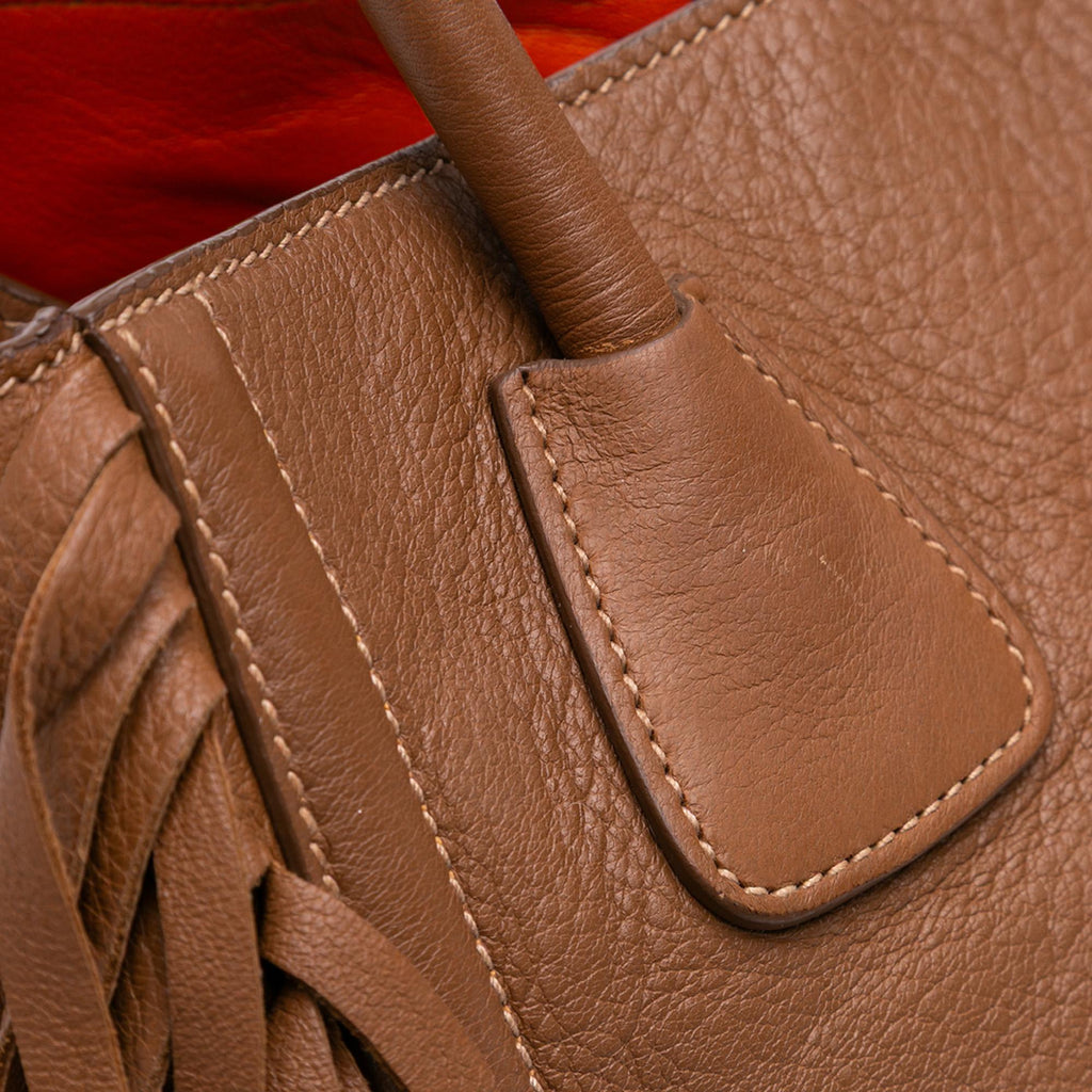 Prada Cervo Fringe Tote