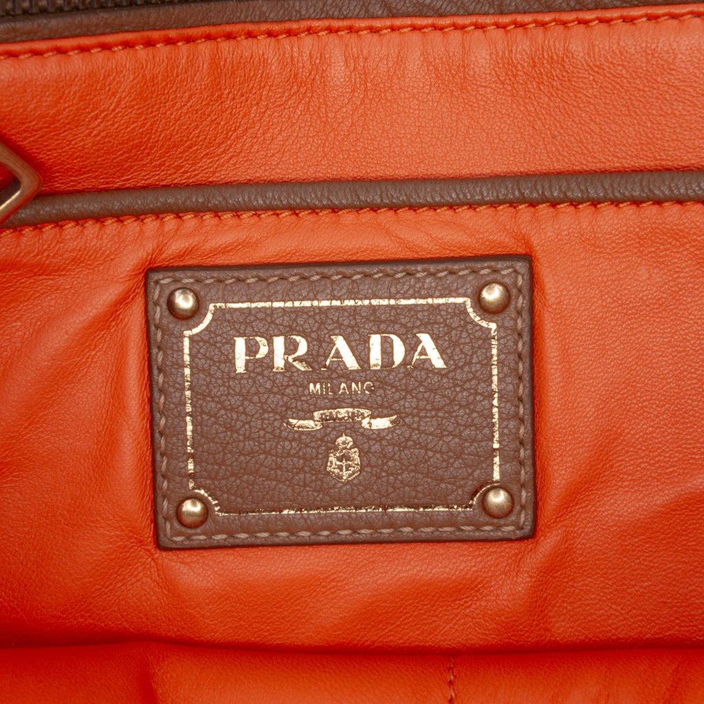 Prada Cervo Fringe Tote