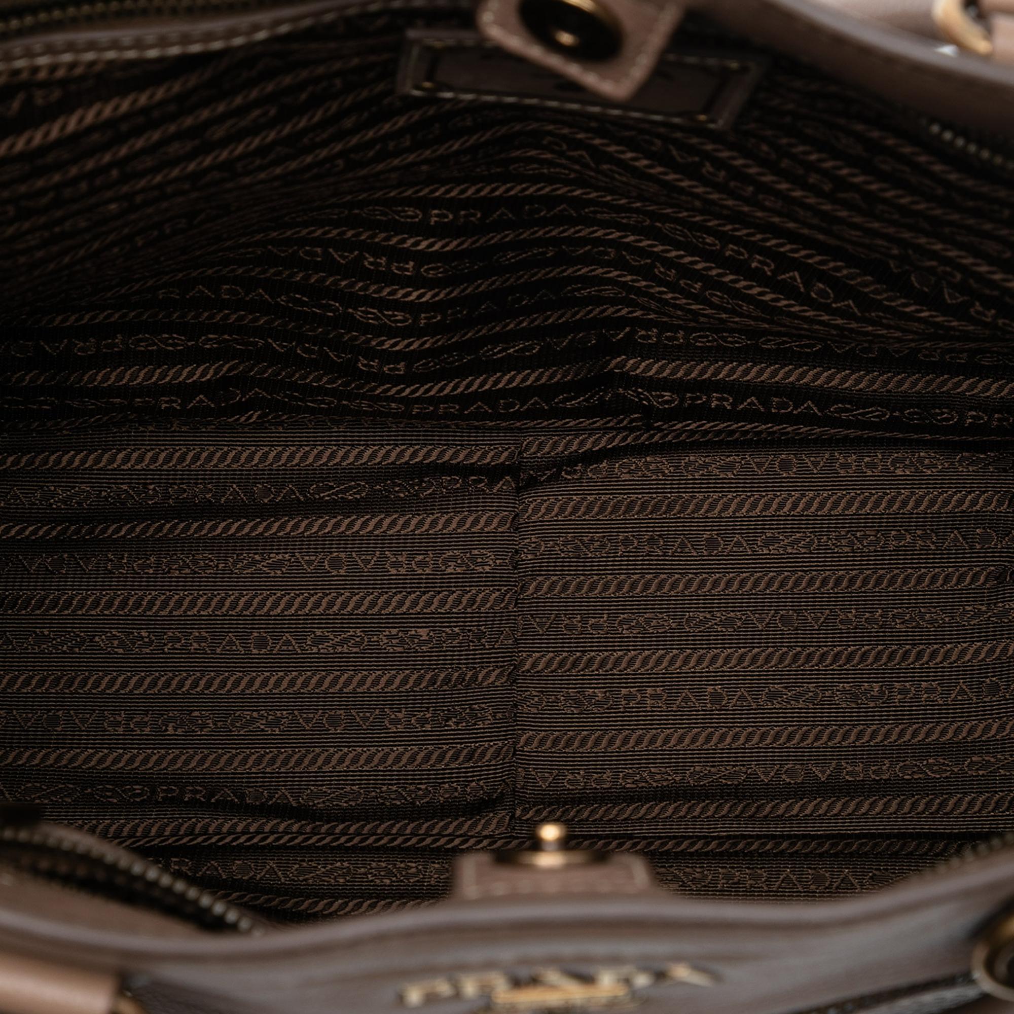 Prada Cervo Open Convertible Tote