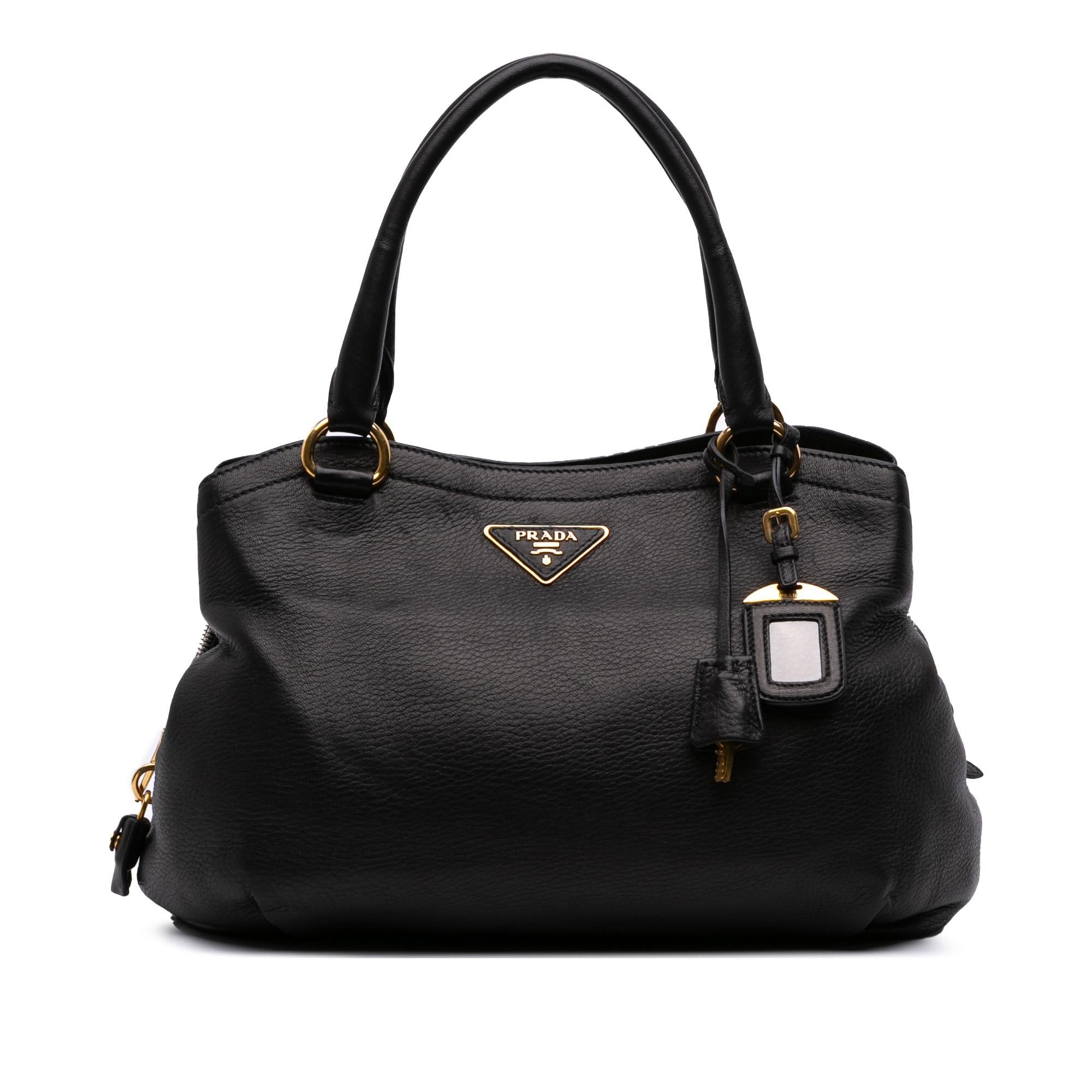 Prada Cervo Zip Tote