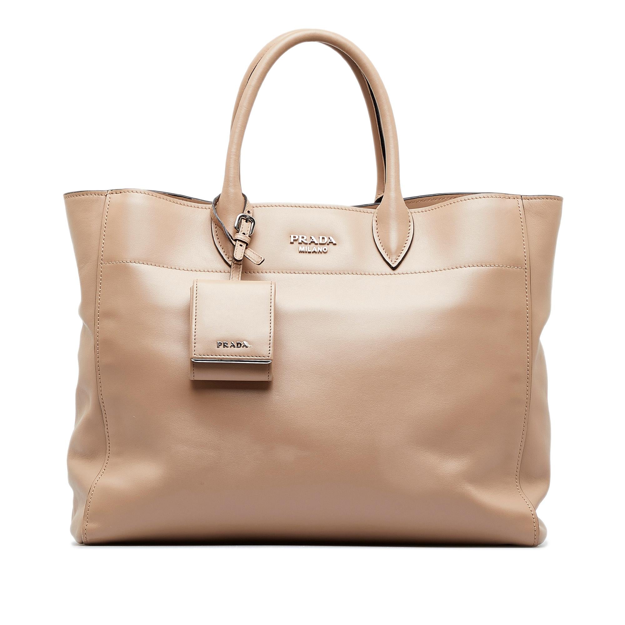 Prada Convertible Open Tote City Calf (SHG-mdtYD6)