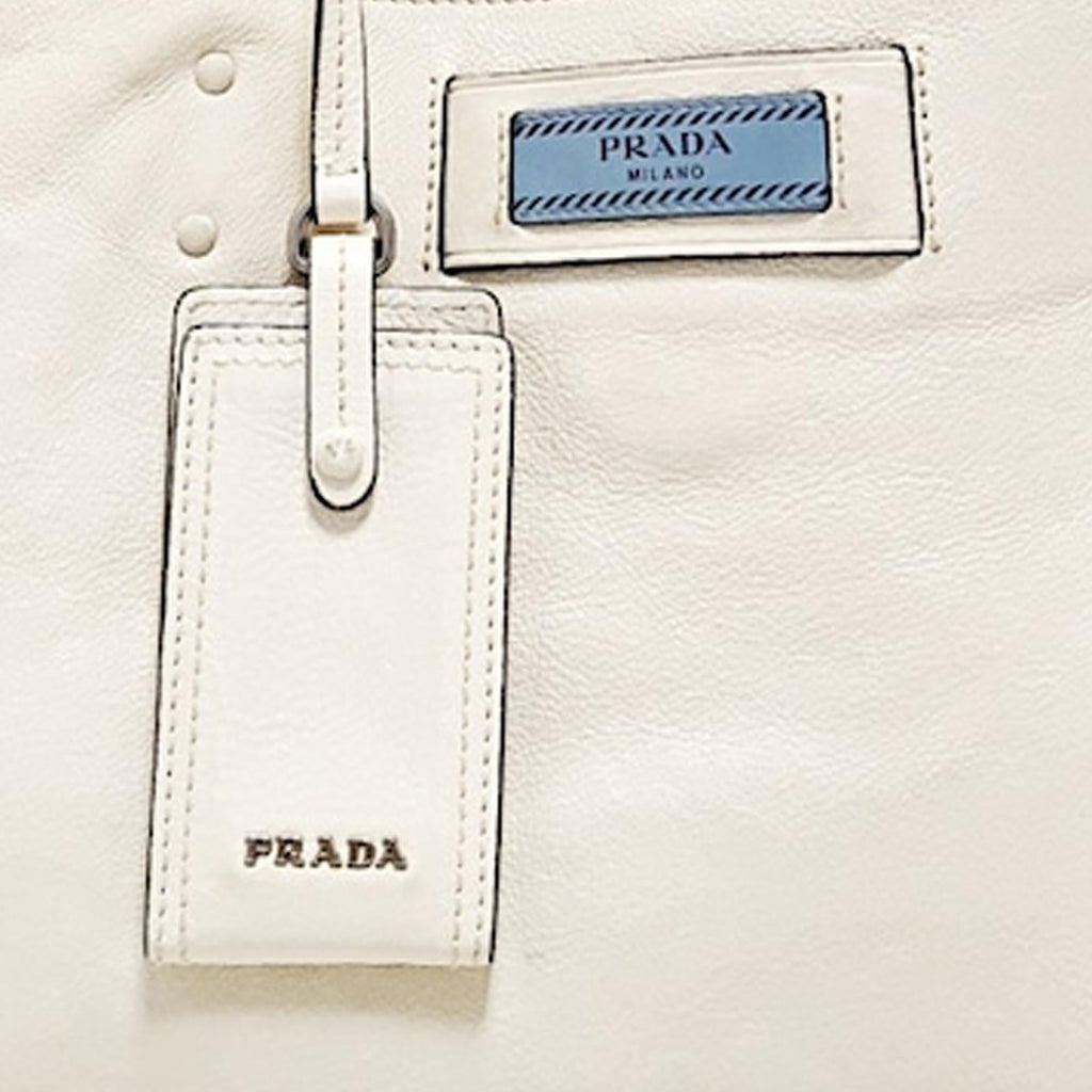 Prada Etiquette Leather Tote Bag (SHG-34016)