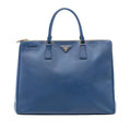 Prada Extra Large Saffiano Lux Galleria Double Zip Tote
