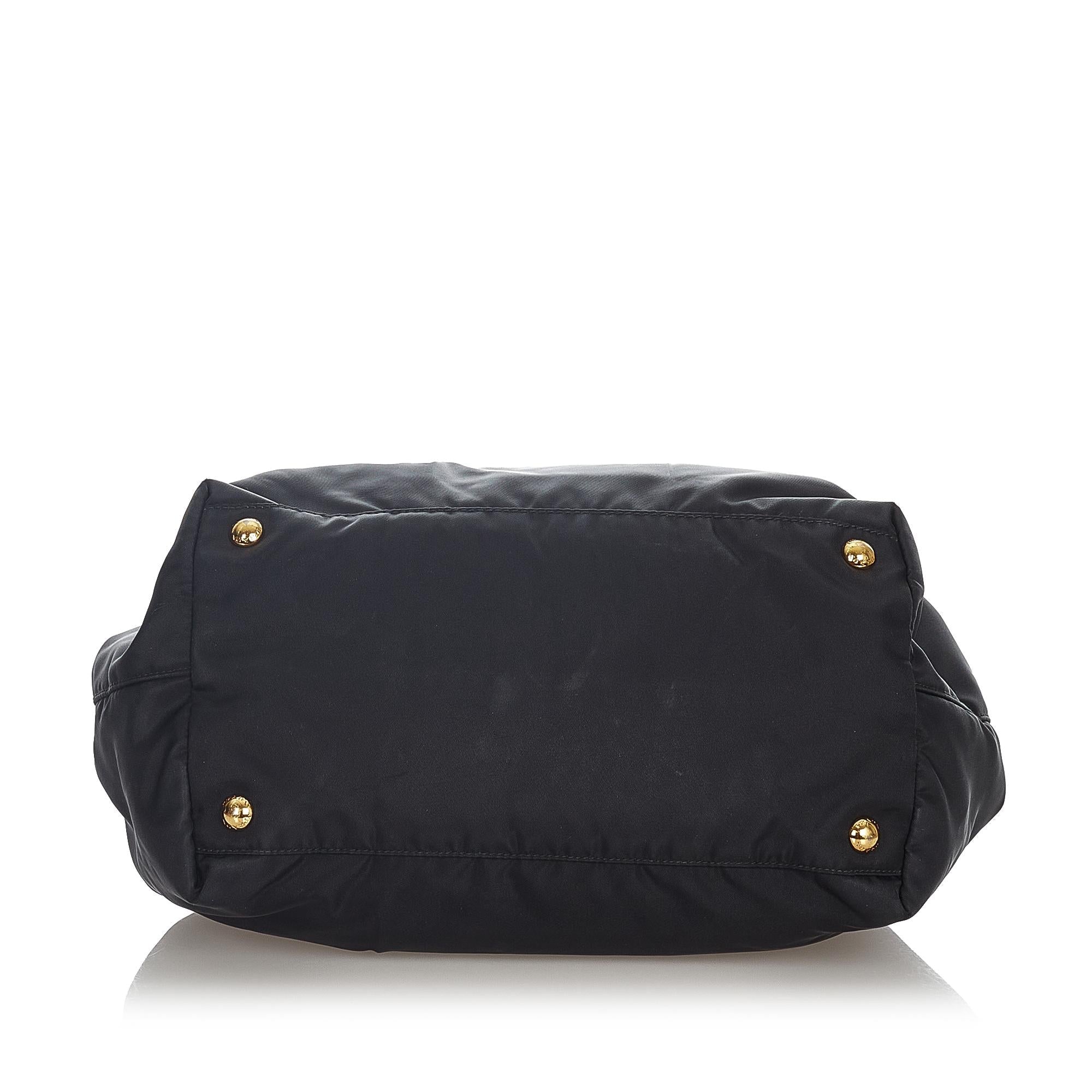 Prada Fiocco Bow Tessuto Tote Bag (SHG-23585)
