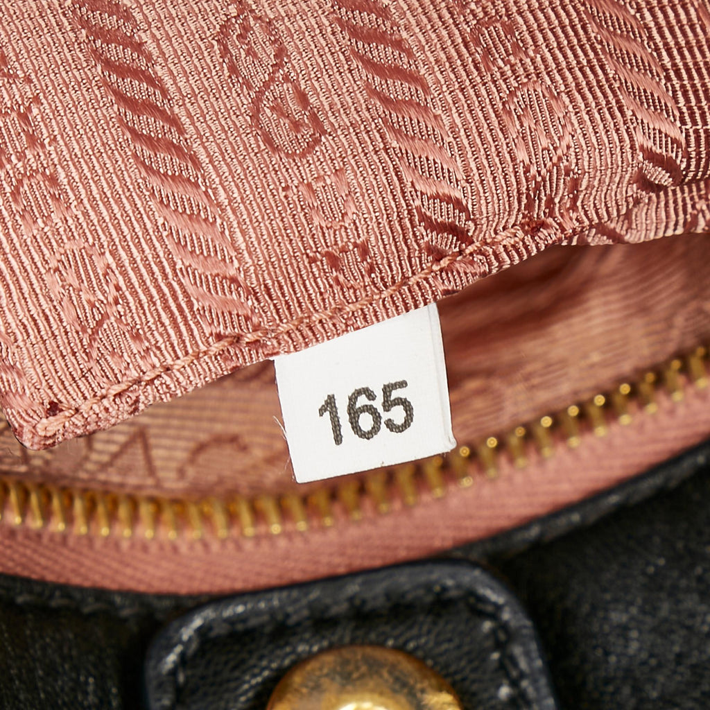 Prada Fiocco Bow Tessuto Tote Bag (SHG-23585)