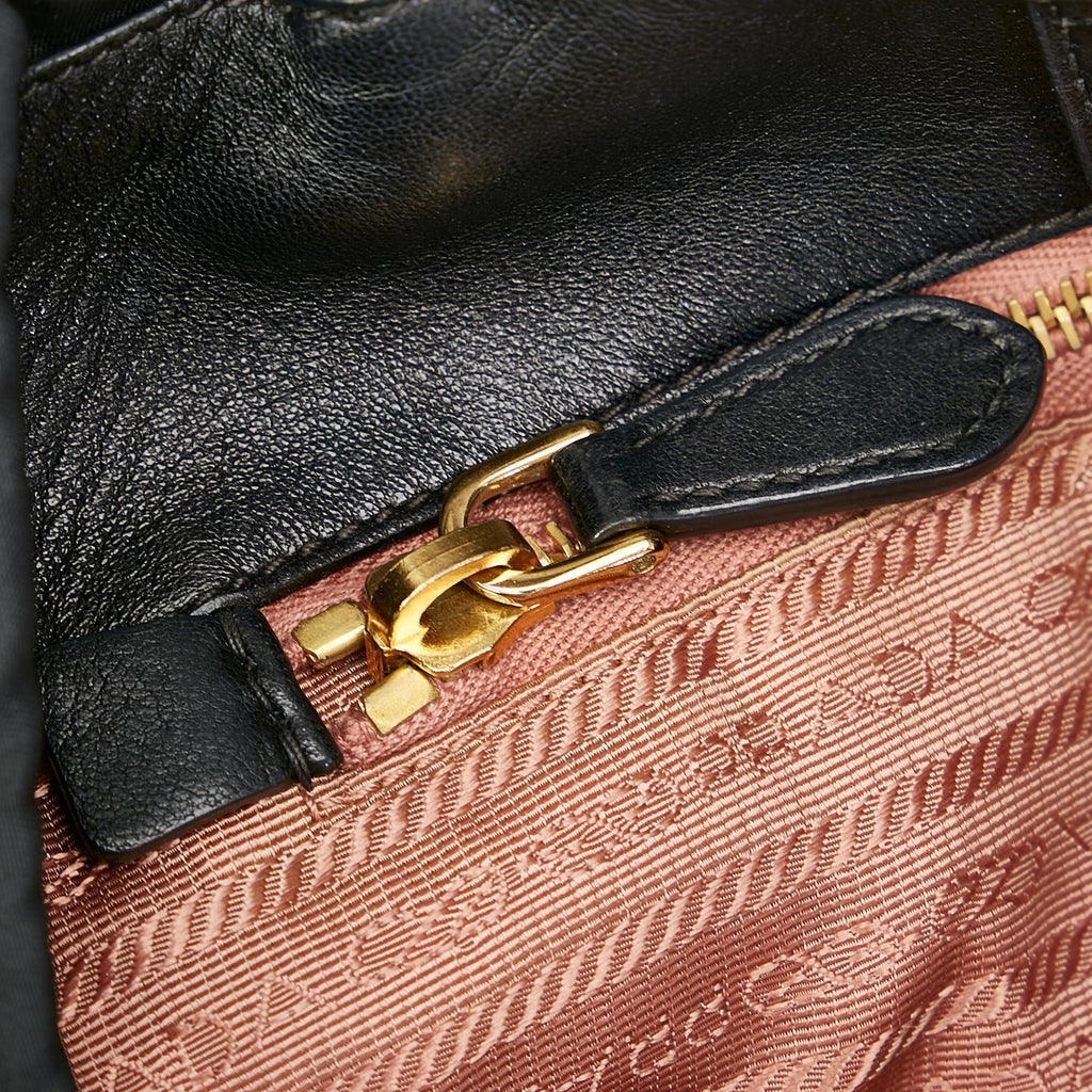 Prada Fiocco Bow Tessuto Tote Bag (SHG-23585)