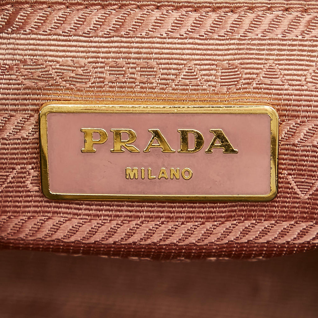 Prada Fiocco Bow Tessuto Tote Bag (SHG-23585)