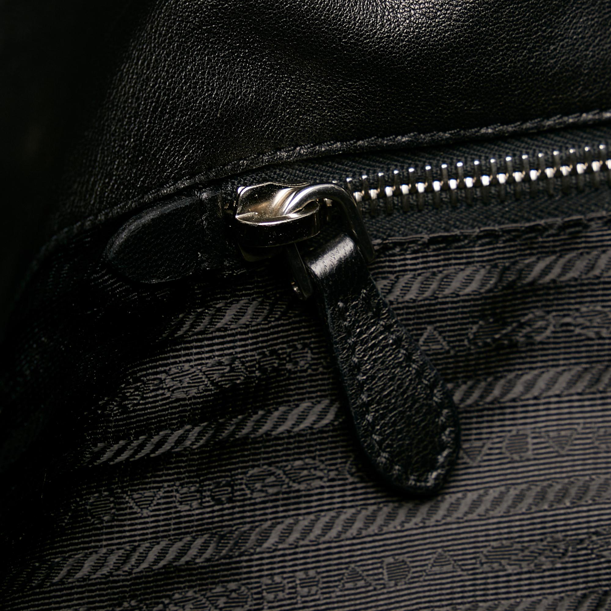 Prada Fiocco Bow Tessuto Tote Bag (SHG-27197)