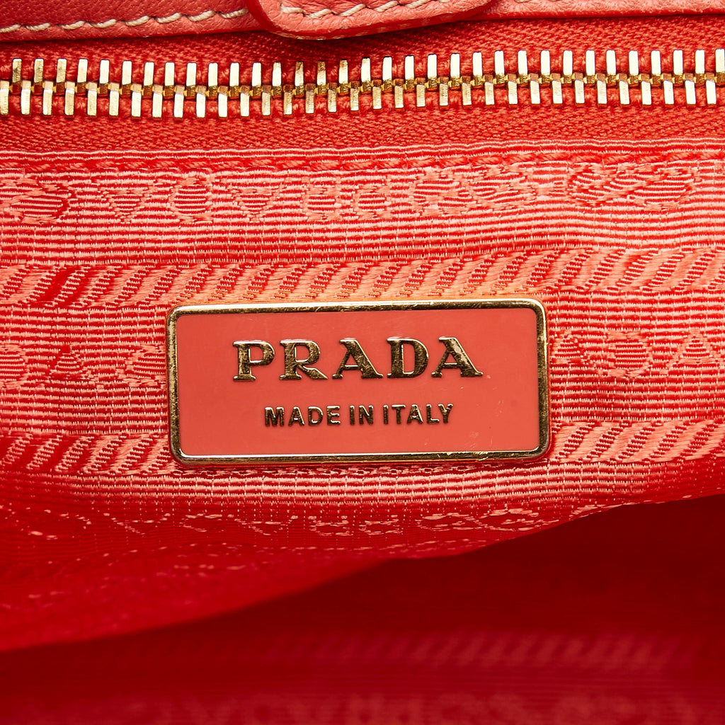 Prada Fiocco Bow Tessuto Tote Bag (SHG-29762)