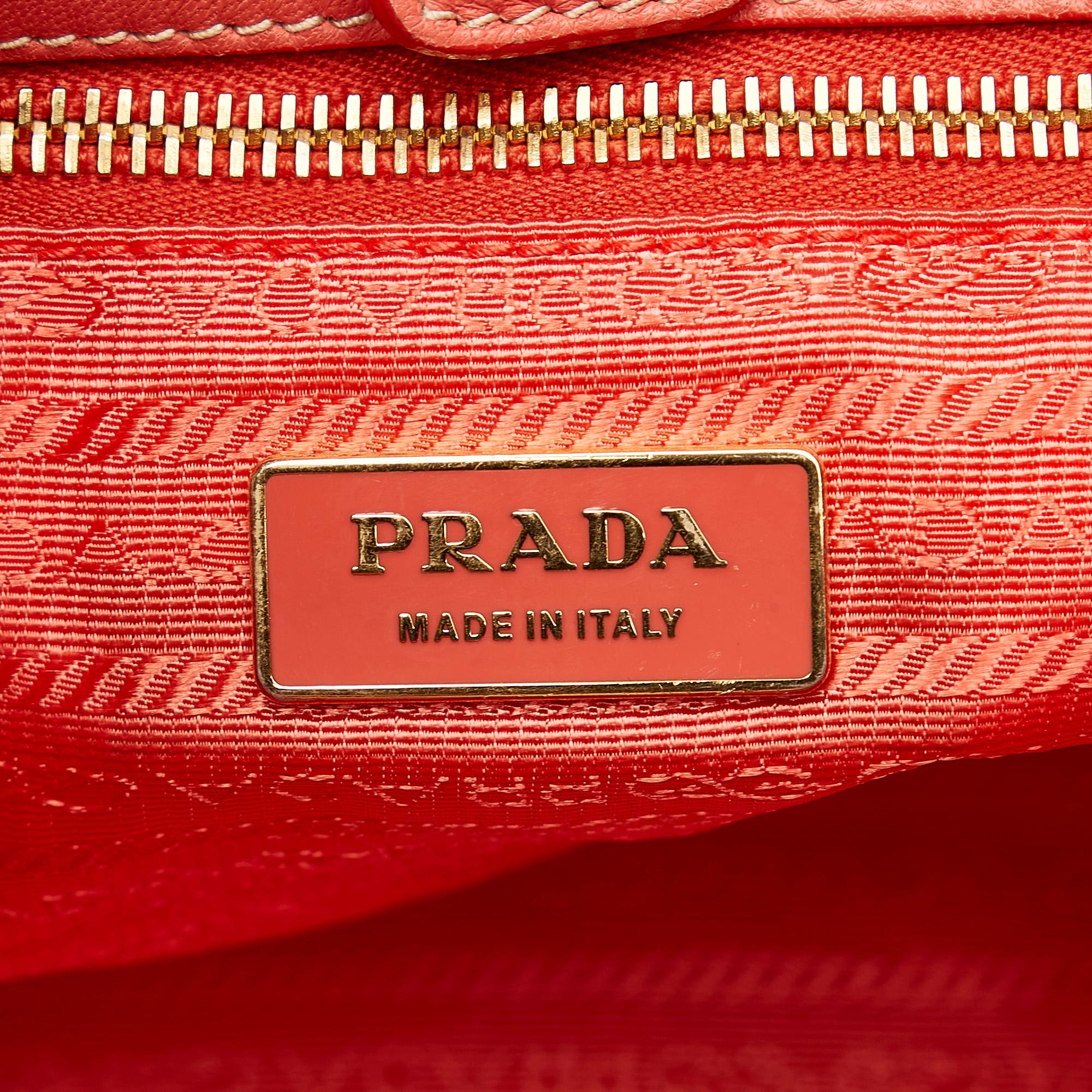 Prada Fiocco Bow Tessuto Tote Bag (SHG-29762)