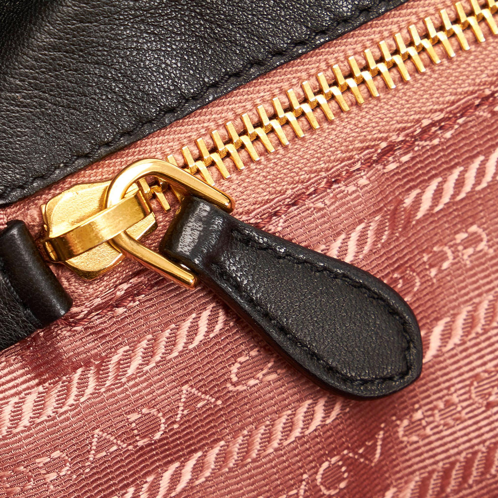 Prada Fiocco Bow Tessuto Tote Bag (SHG-33148)