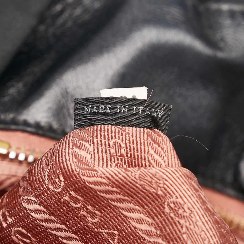 Prada Fiocco Bow Tessuto Tote Bag (SHG-34373)