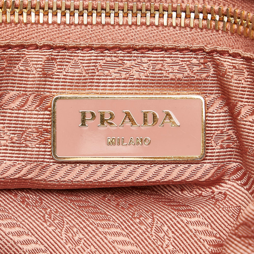 Prada Fiocco Bow Tessuto Tote Bag (SHG-34373)
